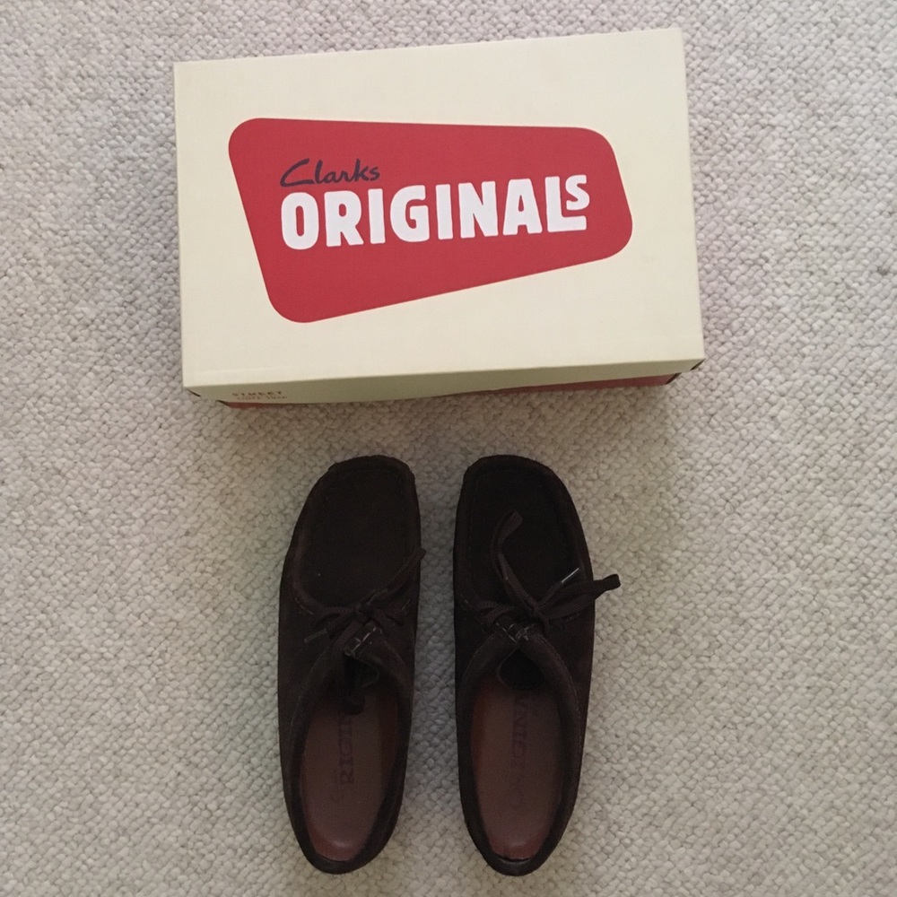 Women’s Brown Suede Wallabee Clarks